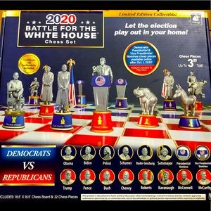 2020 Battle for the White House Chess Set - Limited Edition Collectible!